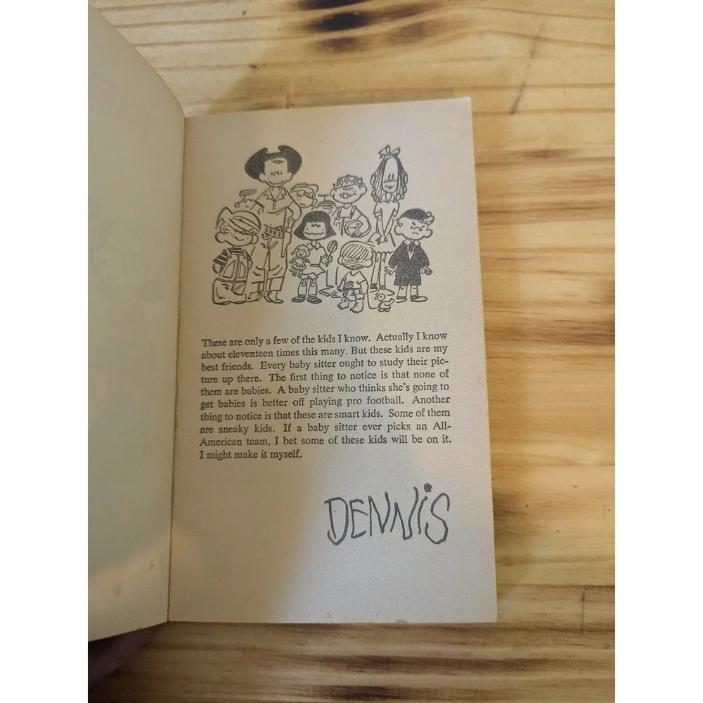 Dennis the Menace Baby Sitters‎ Guide 1961 Paperback Book by Harmon & Ketcham